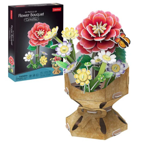 Flower Bouquet 3D Puzzle - Camellia