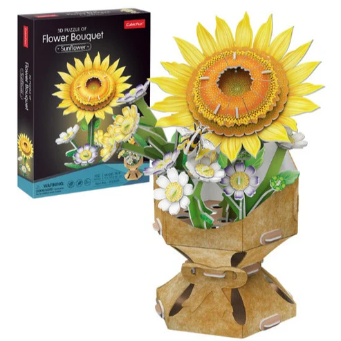 Flower Bouquet 3D Puzzle - Sunflower