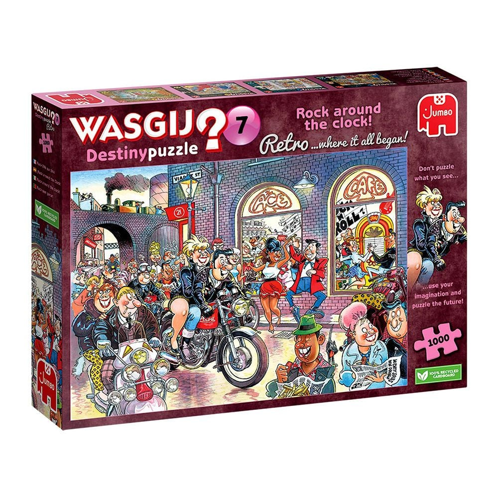 Wasgij 1000 pc Puzzle - Retro Destiny 7. - Rock around the Clock