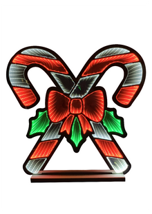 Candy Cane Infinity Light 60cm