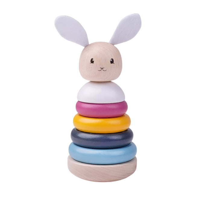 FSC Rabbit Stacking Rings – Toys and Tales