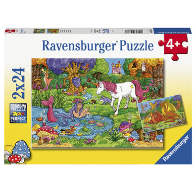 2 x 24 pc Puzzle - Magical Forest
