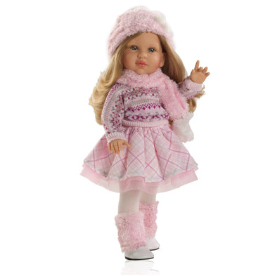40cm Doll - Audrey (Pink Fluffy Winter)