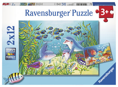 2 x 12 pc Puzzle - On the Seabed