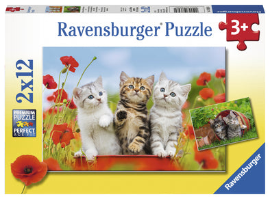 2 x 12 pc Puzzle - Kitten  Adventures