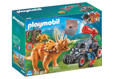 The Explorers - Enemy Quad with Triceratops 9434