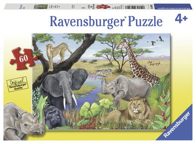 60 pc Puzzle - Safari Animals