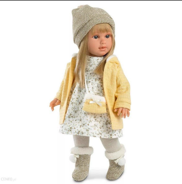 Doll 42cm Martina Yellow Jacket & Bag