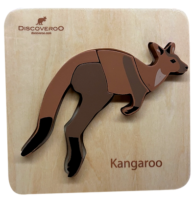 4 pc Chunky Puzzle - Kangaroo