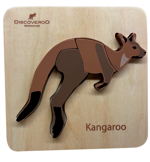 4 pc Chunky Puzzle - Kangaroo
