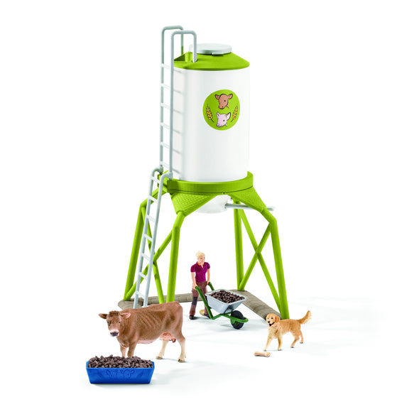 Feed Silo with animals