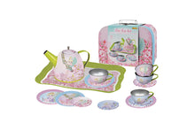 Fairy Tin Tea Set in Suitcase - 15 pcs