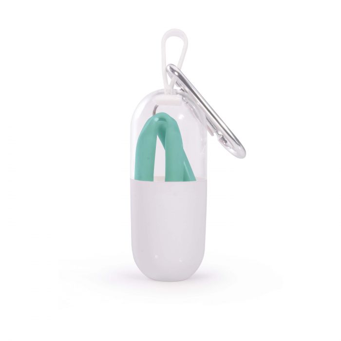 Foldaway Silicone Straw Set