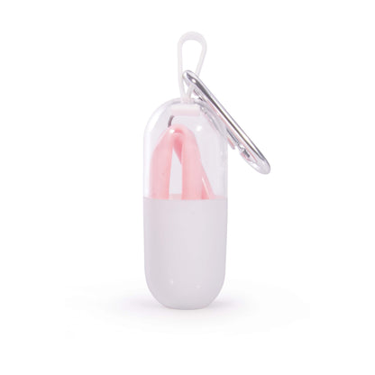 Foldaway Silicone Straw Set