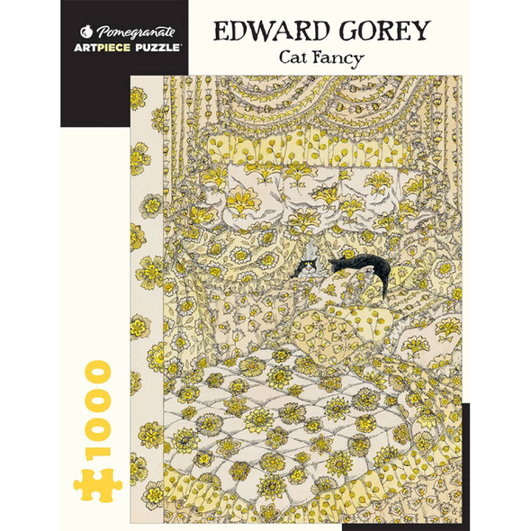 1000 pc Puzzle - Edward Gorey Cat Fancy