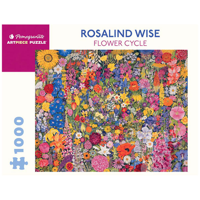 1000 pc Puzzle - Rosalind Wise Flower Cycle