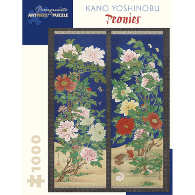 1000 pc Puzzle - Kano Yoshinobu Peonies