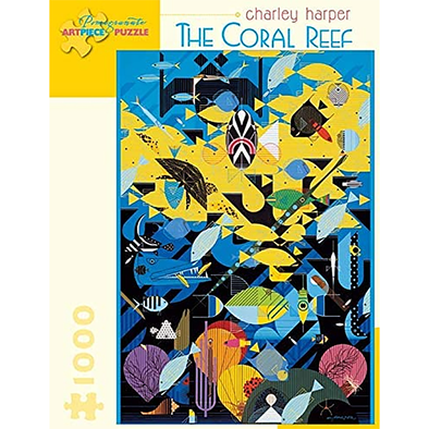 1000 pc Puzzle - Charley Harper The Coral Reef