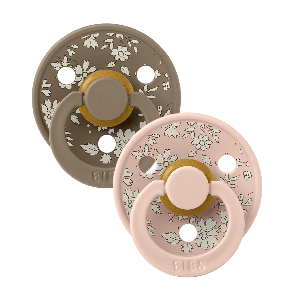 Liberty Round Pacifier Dummies Size 1 (Birth-6 Months) - 2pk