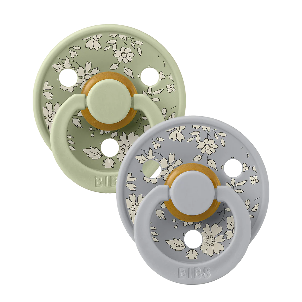 Liberty Round Pacifier Dummies Size 1 (Birth-6 Months) - 2pk