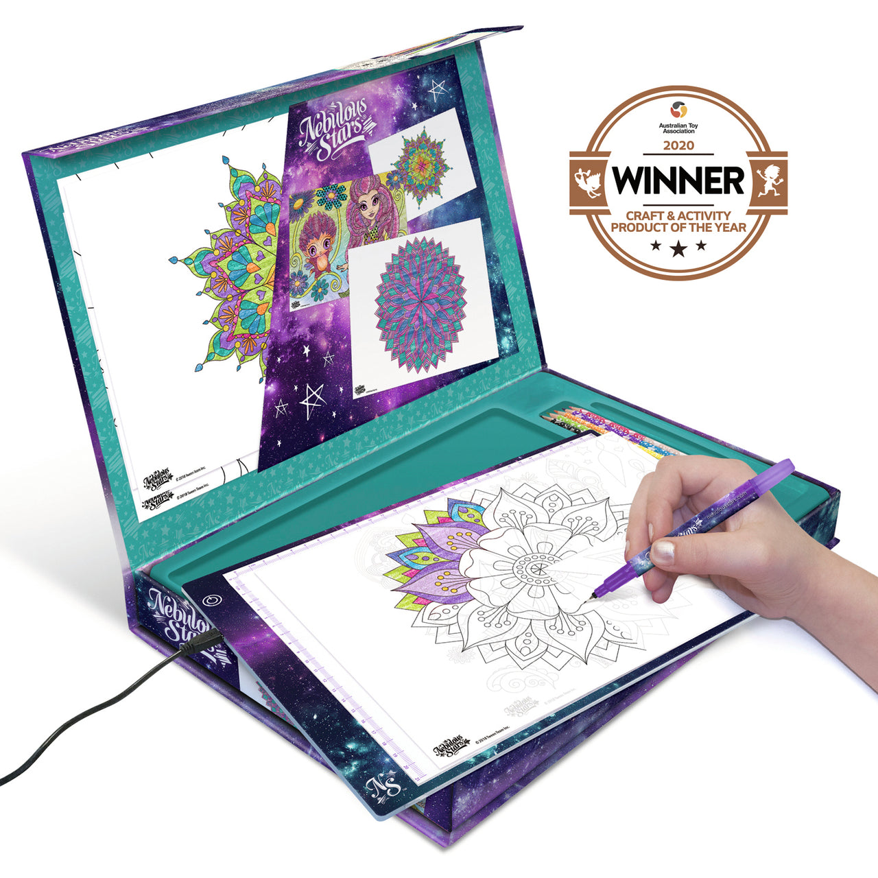Nebulous Stars Tracing Light Pad