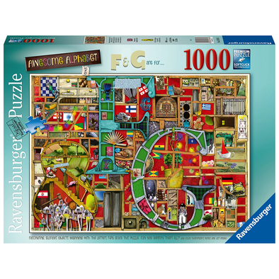 1000 pc Puzzle - Awesome Alphabet F & G