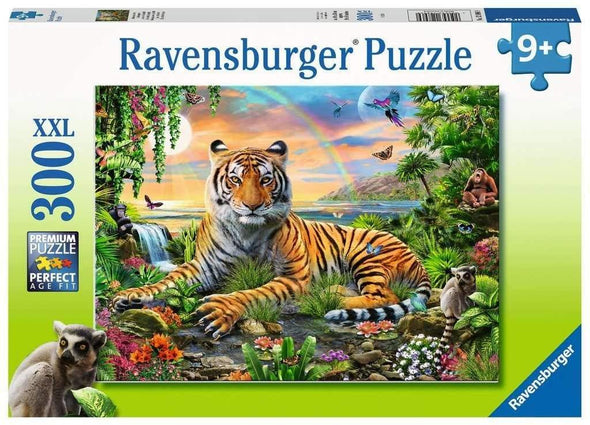 300 pc Puzzle - Tiger at Sunset