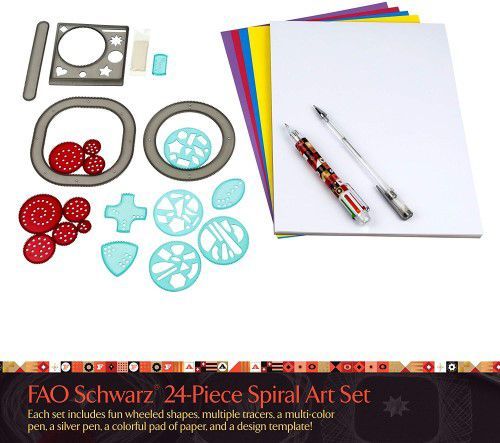 24-Piece Spiral Art Set