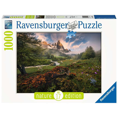 1000 pc Puzzle - Claree Valley French Alps (Nature Edition no. 17)