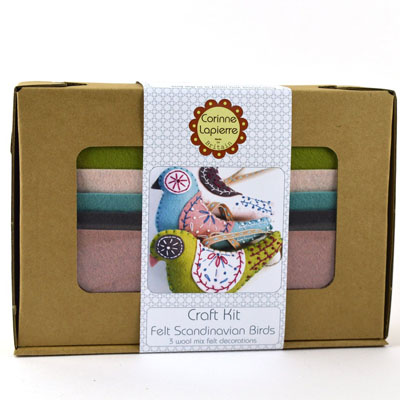 Felt Sewing Kit - Scandinavian Birds