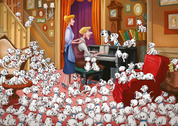 1000 pc Puzzle - Disney Moments 101 Dalmatians