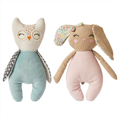 Bunny and Owl Rattle