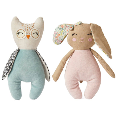 Bunny and Owl Rattle