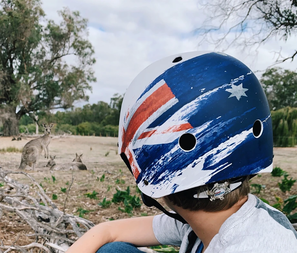 Kiddimoto Helmet - Australian