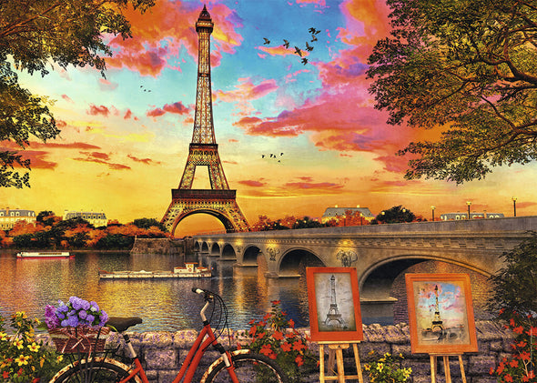 1000 pc Puzzle - The Banks of the Seine