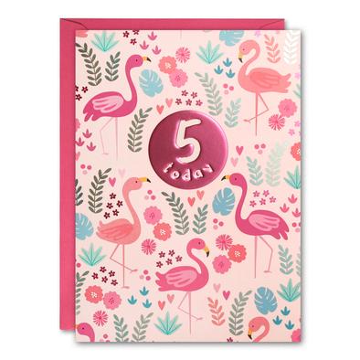 Birthday Card - Age Pink