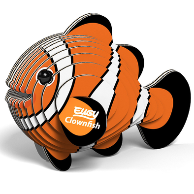 3D Cardboard Model Kit - Clown Fish
