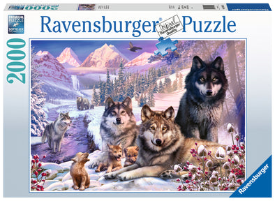 2000 pc Puzzle - Wolves in the Snow