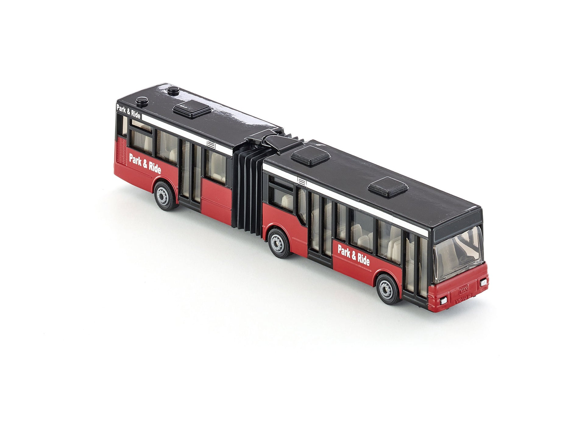 1617 Hinged Bus Blue with Aqua Park Skyline - Main Image