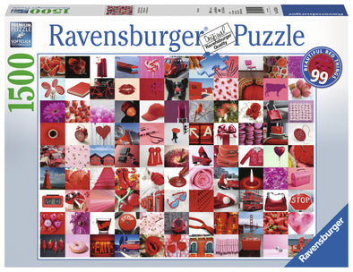 1500 pc Puzzle - 99 Beautiful Red Things