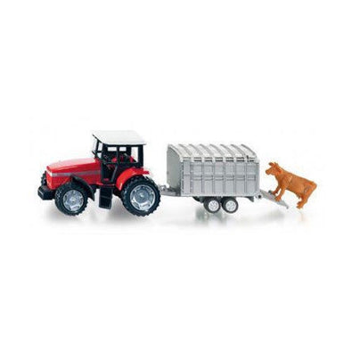 1640 - Tractor With Stock Trailer