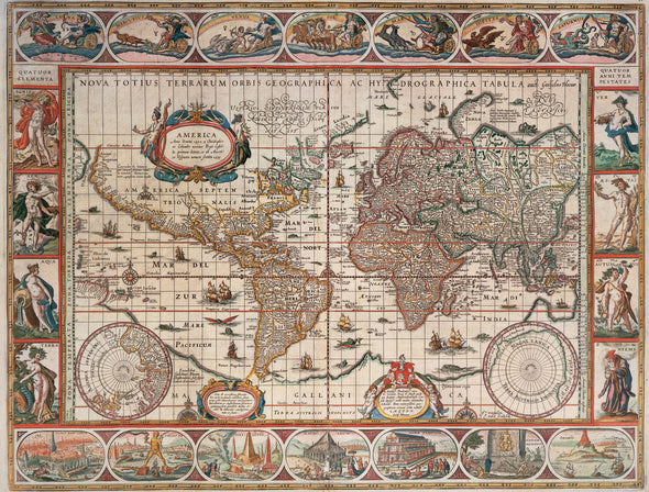 2000 pc Puzzle - Map of the World 1650