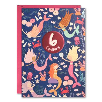 Birthday Card - Age Pink
