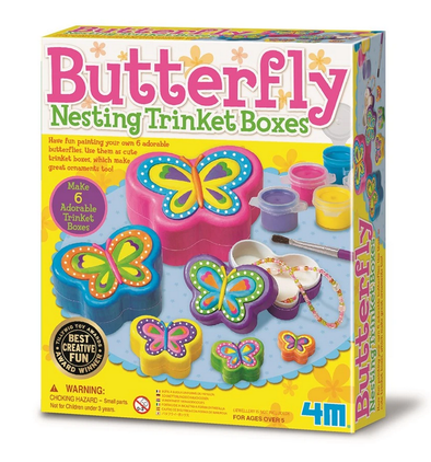 Butterfly Nesting Trinket Box
