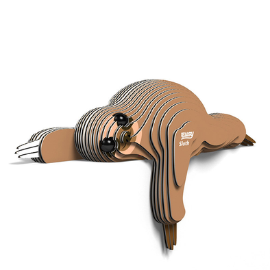 3D Cardboard Model Kit - Sloth