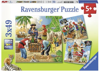 3 x 49 pc Puzzle - Adventures on the High Seas
