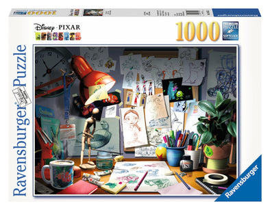 1000 pc Puzzle - Disney The Artist's Desk