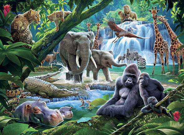 100 pc Puzzle - Jungle Animals
