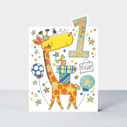 Birthday Card - Age Blue (Cherry on Top)