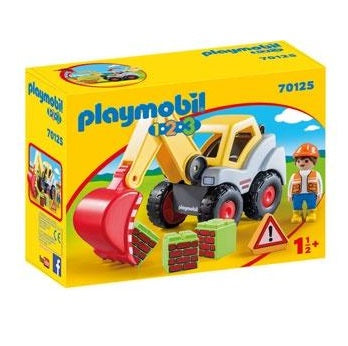 Playmobil 1.2.3 - Shovel Excavator 70125